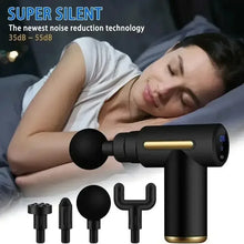 Load image into Gallery viewer, USB Mini Massage Gun Fascia Machine Muscle Relaxation Vibrating Gun Rod Massage Fitness Equipment Neck Grab Fascia Gun