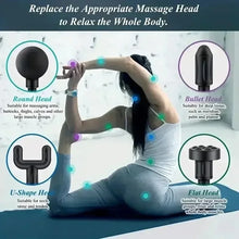 Load image into Gallery viewer, USB Mini Massage Gun Fascia Machine Muscle Relaxation Vibrating Gun Rod Massage Fitness Equipment Neck Grab Fascia Gun
