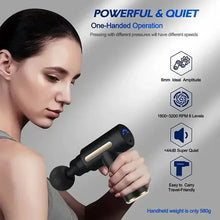 Load image into Gallery viewer, USB Mini Massage Gun Fascia Machine Muscle Relaxation Vibrating Gun Rod Massage Fitness Equipment Neck Grab Fascia Gun
